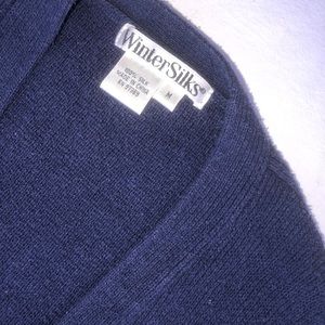Winter Silks blue vest